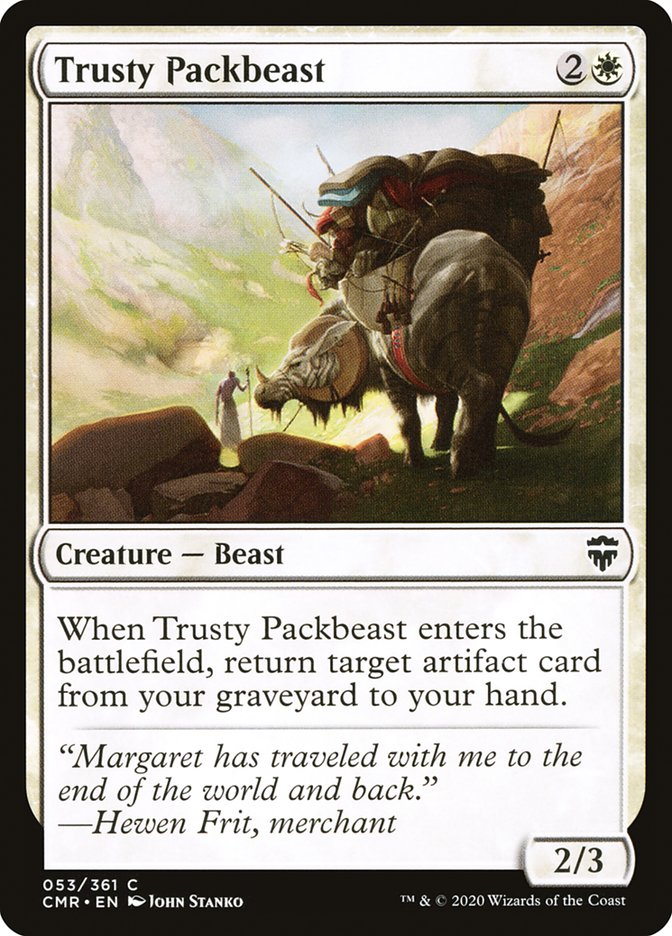 Magic the Gathering Card - Trusty Packbeast - MTG Circle