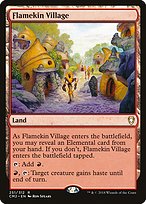 Magic the Gathering Card - Flamekin Village - MTG Circle
