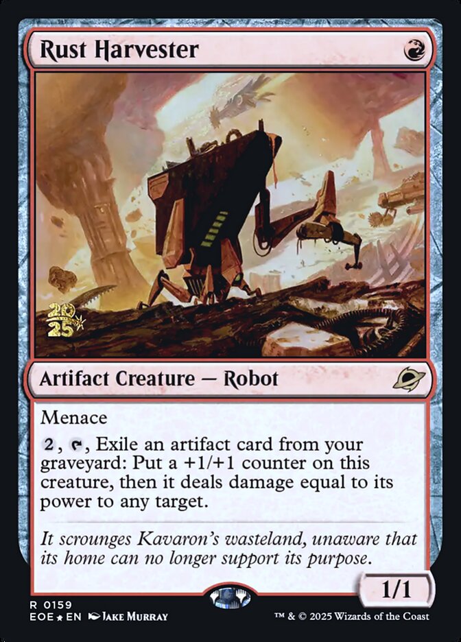 Magic the Gathering Card - Rust Harvester - MTG Circle