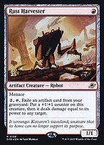 Magic the Gathering Card - Rust Harvester - MTG Circle