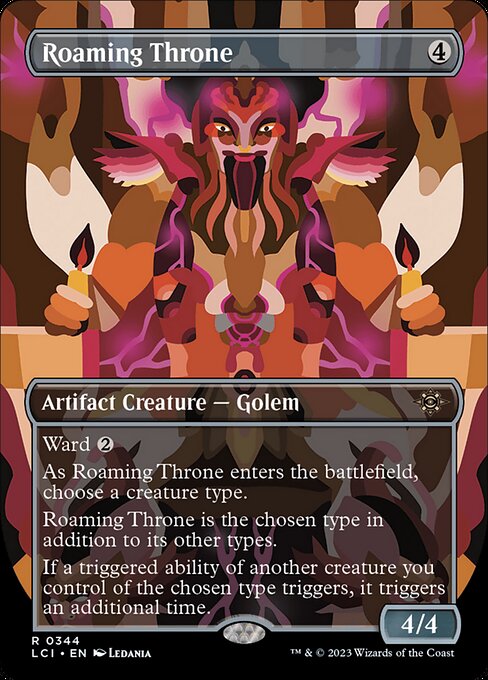 Magic the Gathering Card - Roaming Throne - MTG Circle
