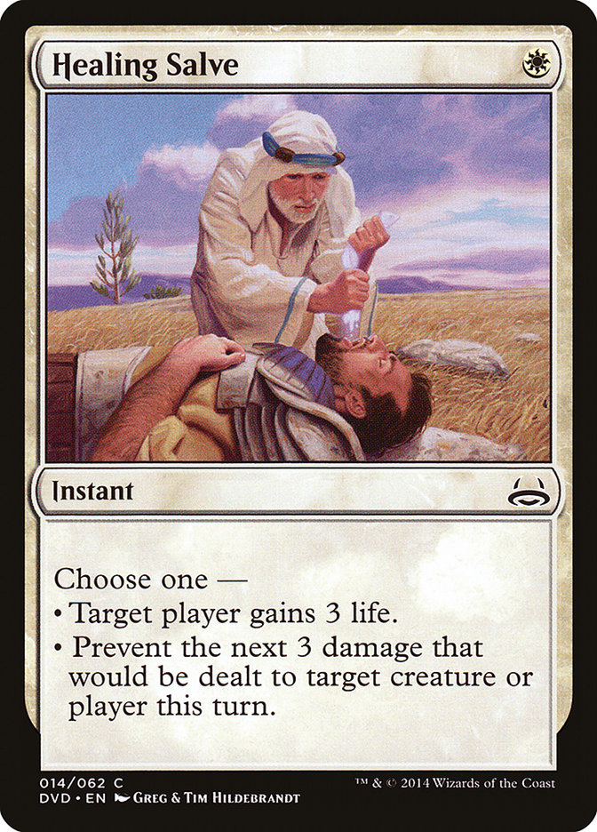 Magic the Gathering Card - Healing Salve - MTG Circle