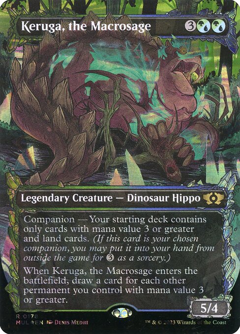 Magic the Gathering Card - Keruga, the Macrosage - MTG Circle