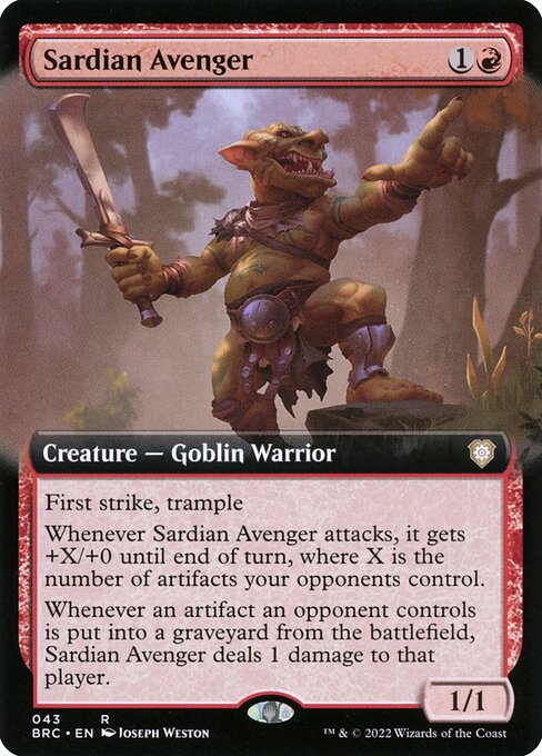 Magic the Gathering Card - Sardian Avenger - MTG Circle