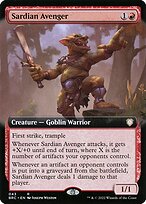 Magic the Gathering Card - Sardian Avenger - MTG Circle