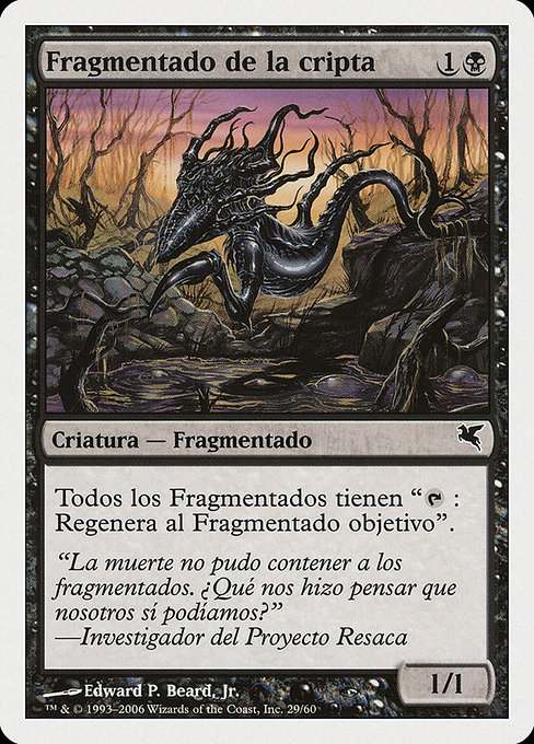 Magic the Gathering Card - Crypt Sliver - MTG Circle