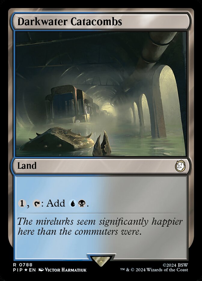 Magic the Gathering Card - Darkwater Catacombs - MTG Circle