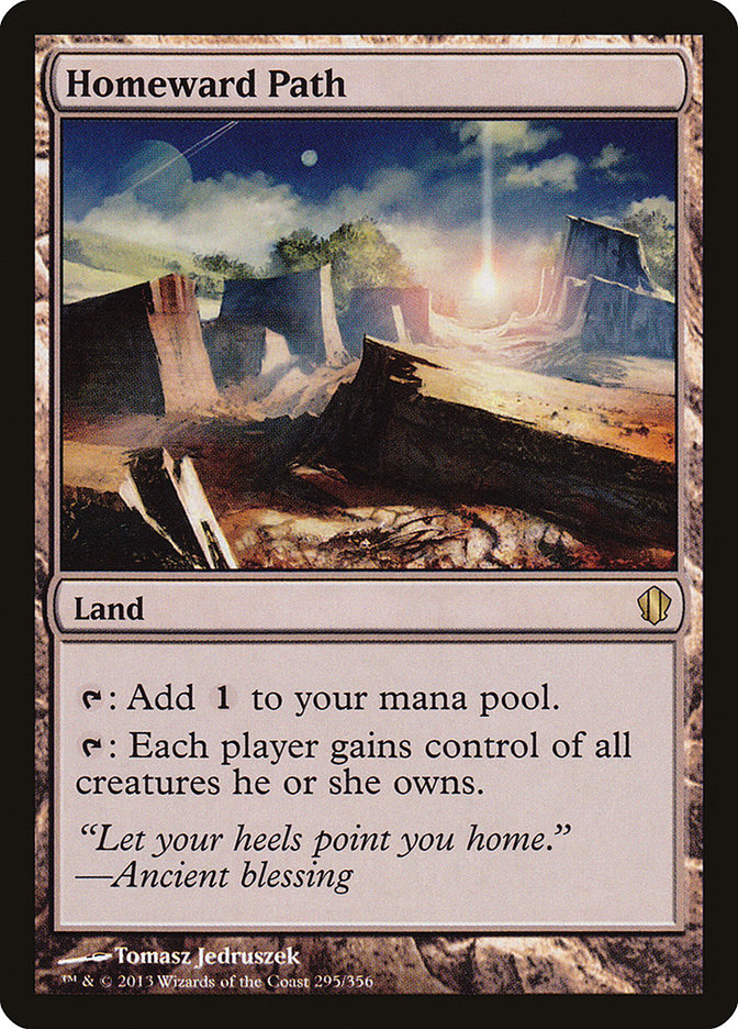 Magic the Gathering Card - Homeward Path - MTG Circle