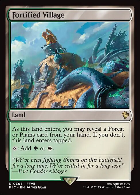 Magic the Gathering Card - Fortified Village - MTG Circle