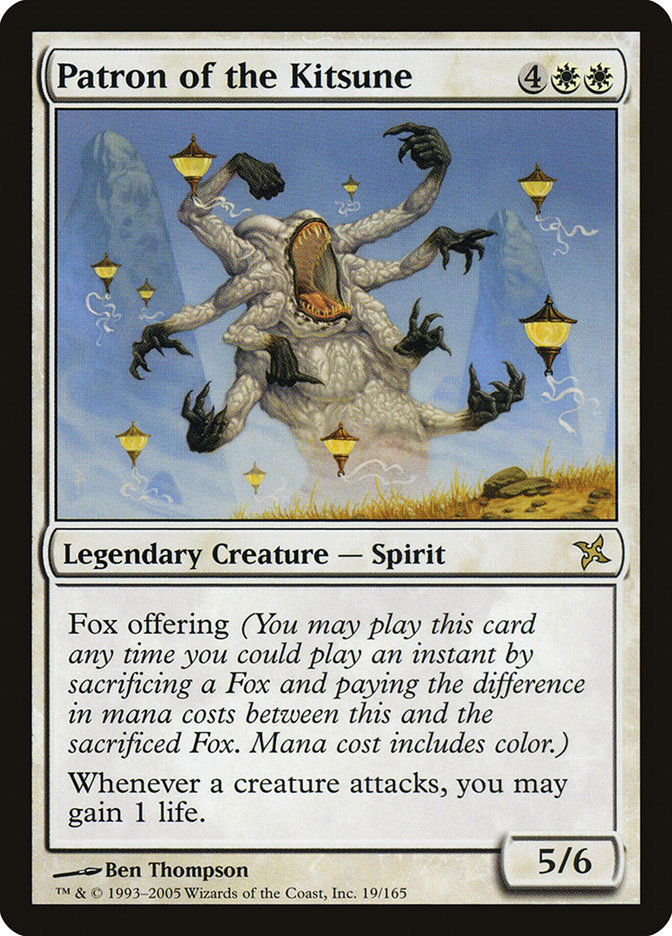 Magic the Gathering Card - Patron of the Kitsune - MTG Circle