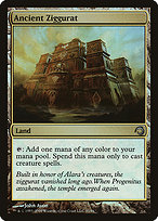 Magic the Gathering Card - Ancient Ziggurat - MTG Circle