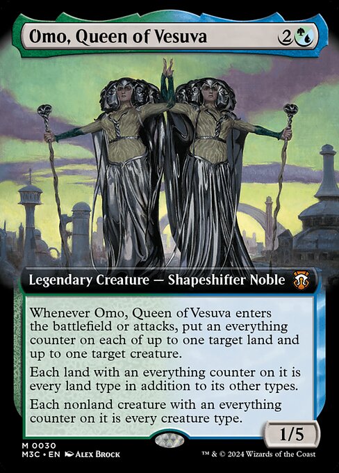 Magic the Gathering Card - Omo, Queen of Vesuva - MTG Circle