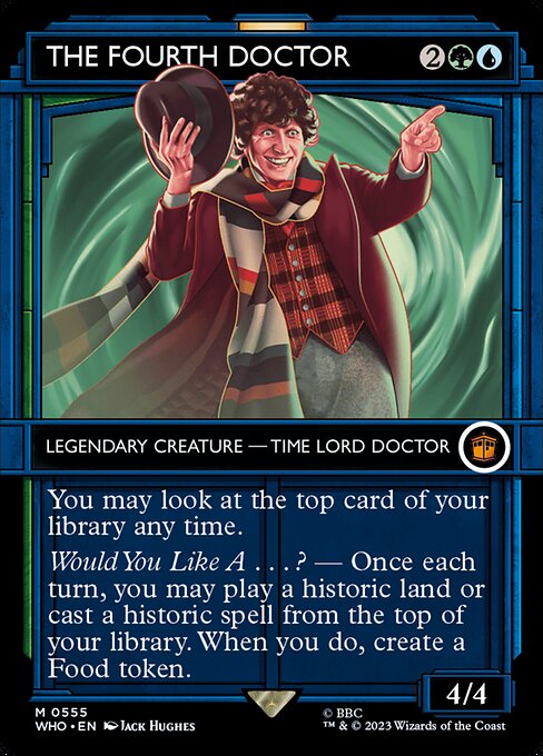 Magic the Gathering Card - The Fourth Doctor - MTG Circle