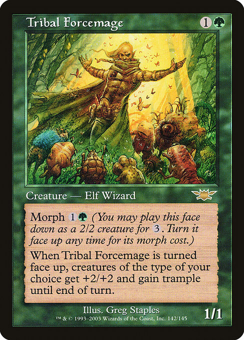 Magic the Gathering Card - Tribal Forcemage - MTG Circle