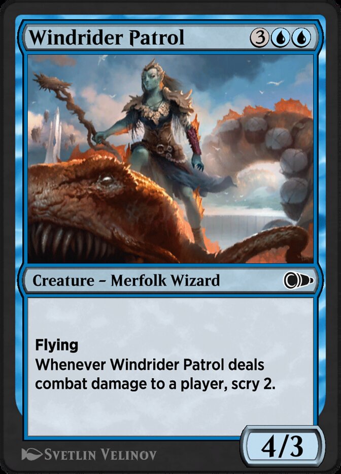 Magic the Gathering Card - Windrider Patrol - MTG Circle