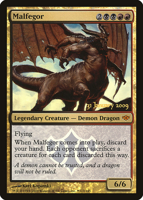 Magic the Gathering Card - Malfegor - MTG Circle