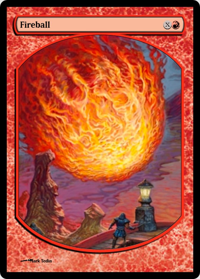 Magic the Gathering Card - Fireball - MTG Circle