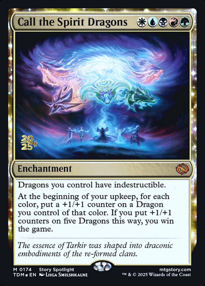 Magic the Gathering Card - Call the Spirit Dragons - MTG Circle