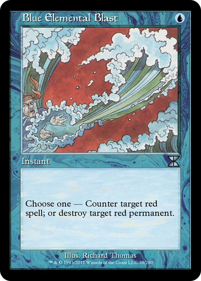 Magic the Gathering Card - Blue Elemental Blast - MTG Circle