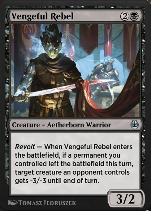 Magic the Gathering Card - Vengeful Rebel - MTG Circle