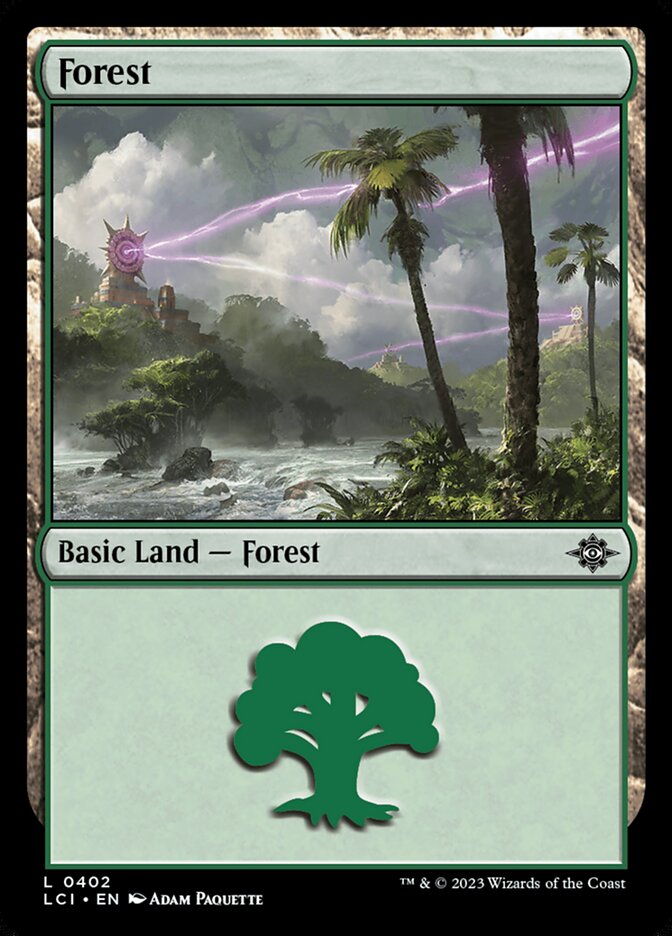 Magic the Gathering Card - Forest - MTG Circle