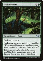 Magic the Gathering Card - Snake Umbra - MTG Circle