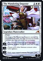 Magic the Gathering Card - The Wandering Emperor - MTG Circle