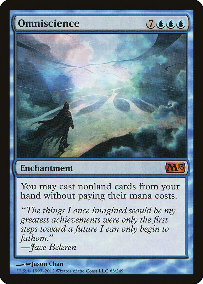 Magic the Gathering Card - Omniscience - MTG Circle