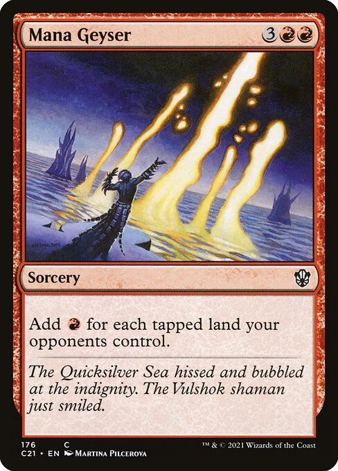 Magic the Gathering Card - Mana Geyser - MTG Circle
