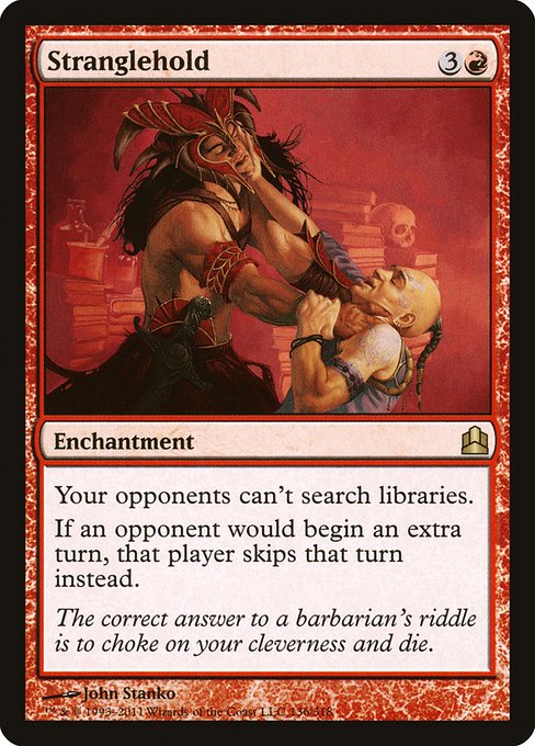 Magic the Gathering Card - Stranglehold - MTG Circle