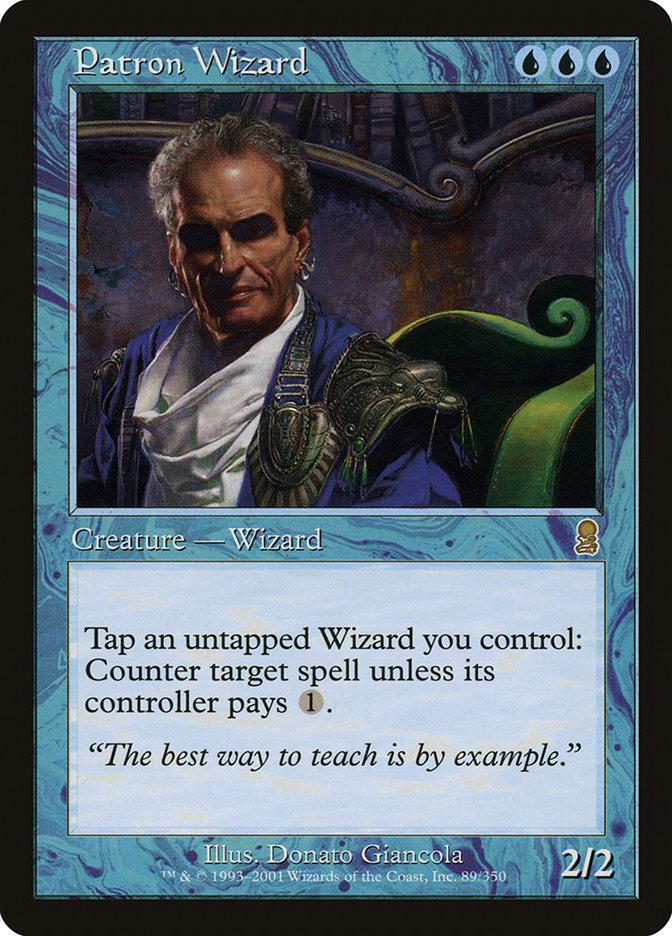 Magic the Gathering Card - Patron Wizard - MTG Circle