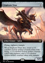 Magic the Gathering Card - Triplicate Titan - MTG Circle
