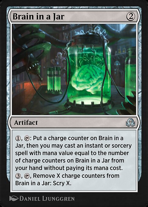 Magic the Gathering Card - Brain in a Jar - MTG Circle