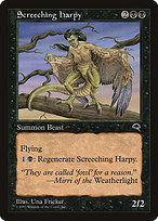 Magic the Gathering Card - Screeching Harpy - MTG Circle