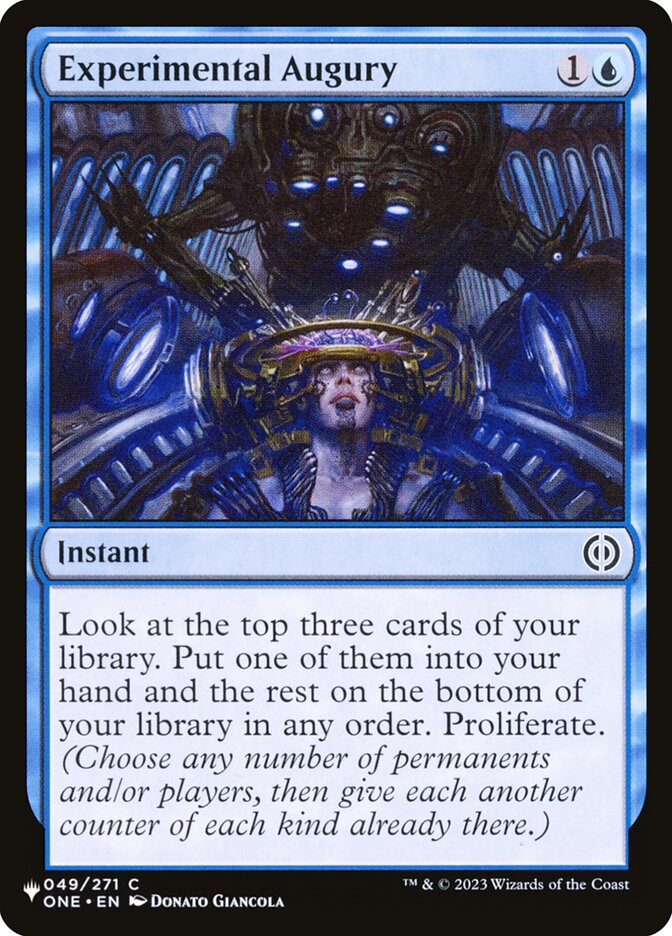 Magic the Gathering Card - Experimental Augury - MTG Circle