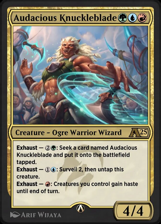 Magic the Gathering Card - Audacious Knuckleblade - MTG Circle