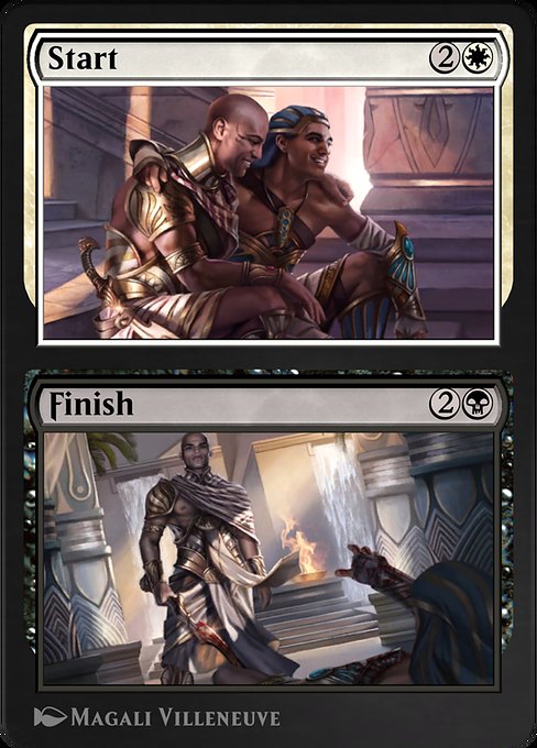 Magic the Gathering Card - Start // Finish - MTG Circle