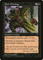 Magic the Gathering Card - Dark Privilege - MTG Circle