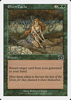 Magic the Gathering Card - Elven Cache - MTG Circle