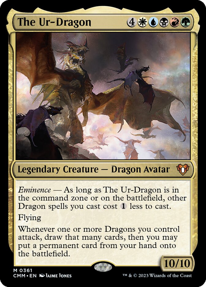Magic the Gathering Card - The Ur-Dragon - MTG Circle
