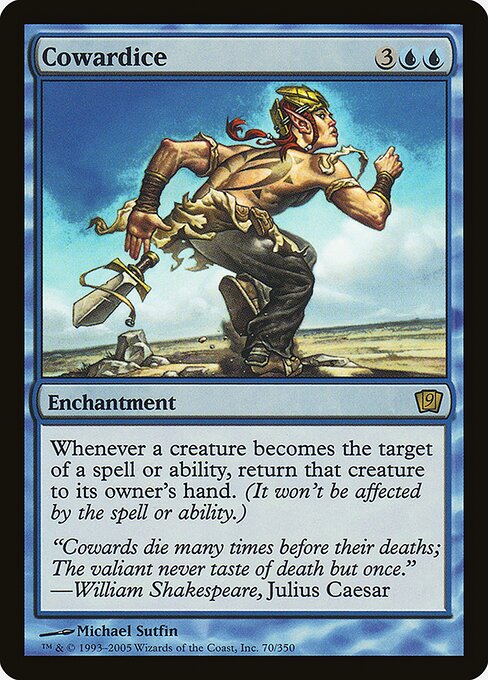 Magic the Gathering Card - Cowardice - MTG Circle