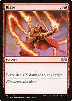 Magic the Gathering Card - Blaze - MTG Circle