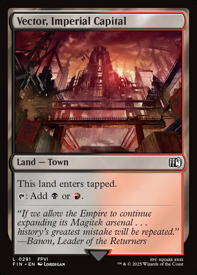 Magic the Gathering Card - Vector, Imperial Capital - MTG Circle