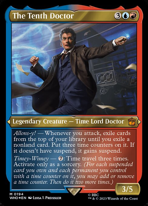 Magic the Gathering Card - The Tenth Doctor - MTG Circle