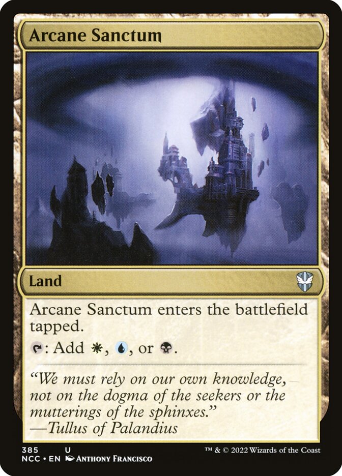 Magic the Gathering Card - Arcane Sanctum - MTG Circle