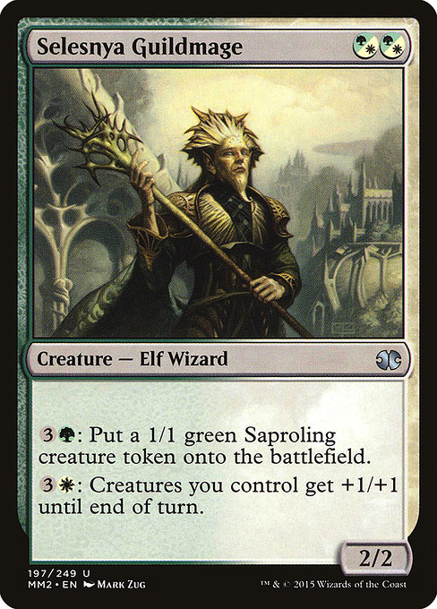 Magic the Gathering Card - Selesnya Guildmage - MTG Circle