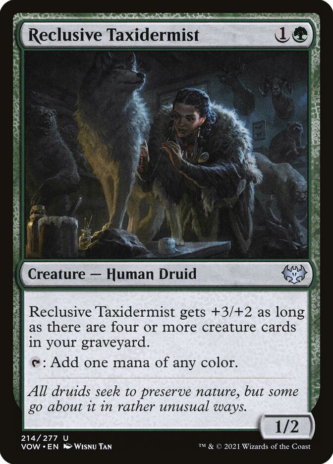 Magic the Gathering Card - Reclusive Taxidermist - MTG Circle