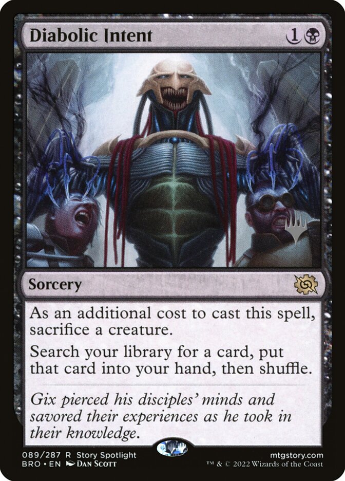 Magic the Gathering Card - Diabolic Intent - MTG Circle