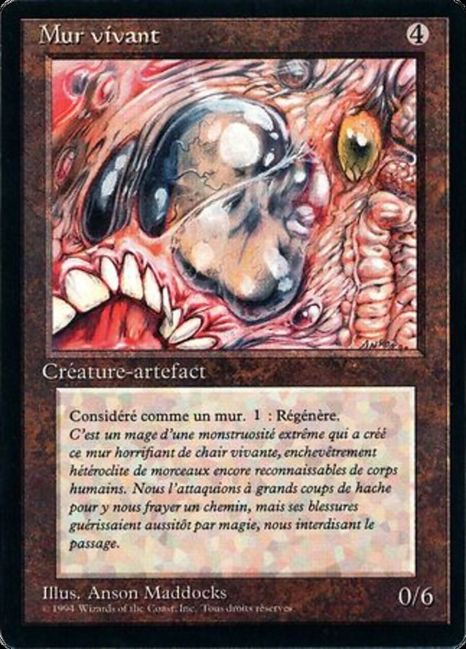 Magic the Gathering Card - Living Wall - MTG Circle