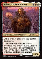 Magic the Gathering Card - Alibou, Ancient Witness - MTG Circle